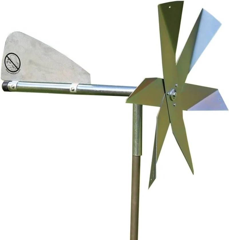 Lehman's Mole Chasing Humane Deterrent Windmill Covers20000Feet Using Vibrations