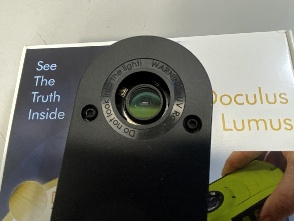 Doculus Lumus Document Forensic Magnifier and Examination Tool 22x Blue