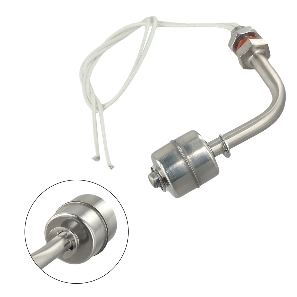 Right Angle Stainless Steel Ball Float Switch Tank Liquid Water Level Sensor