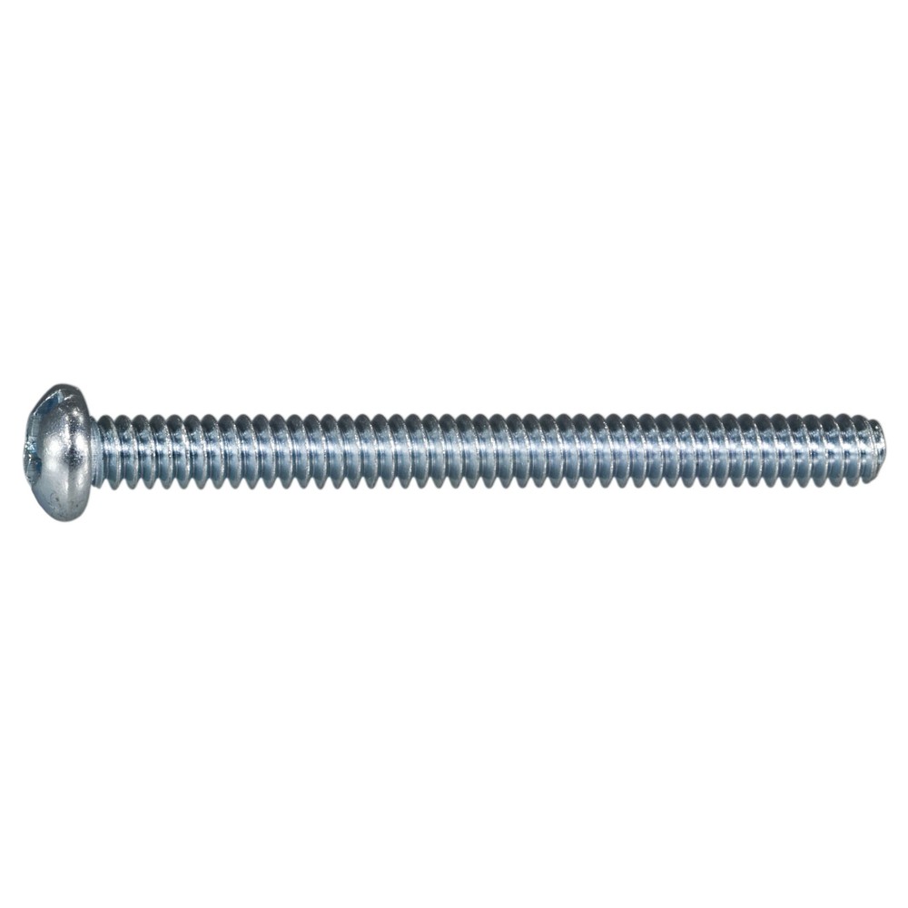 #10-24 x 2" Zinc Combo Round Head Machine Screws (50 pcs.)