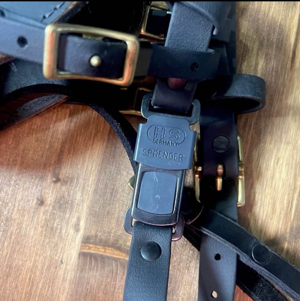 Recon K9 Muzzle HS Sprenger Germany Dark Brown Leather