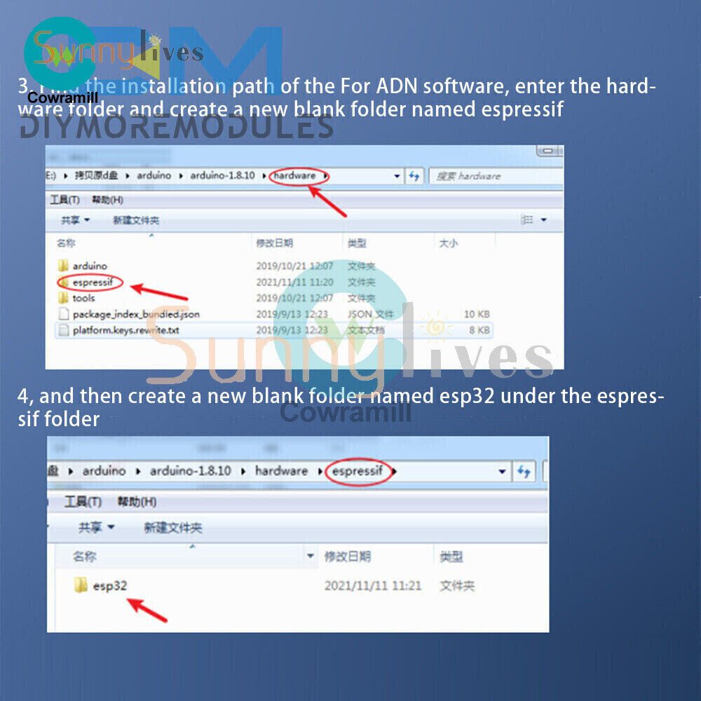 AC/DC ESP32 WIFI Bluetooth 4 CH Relay Module ESP32-WROOM Development Board USA