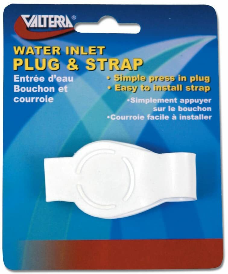 RV White City Water Fill Dust Cover Cap Plug for motorhome camper trailer marine