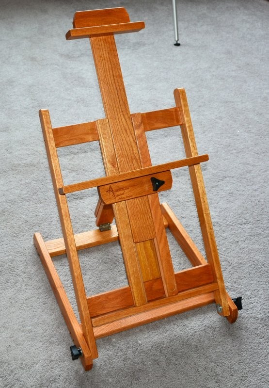 AMERICAN SOLID OAK LARGE TABLETOP EASEL