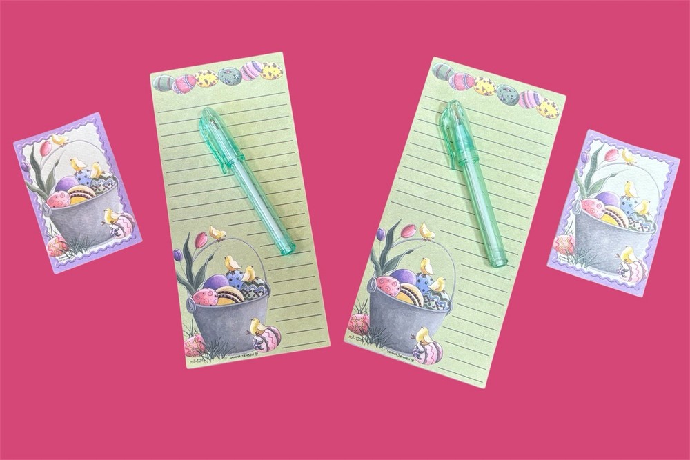 Easter Magnetic List Pads & Pens
