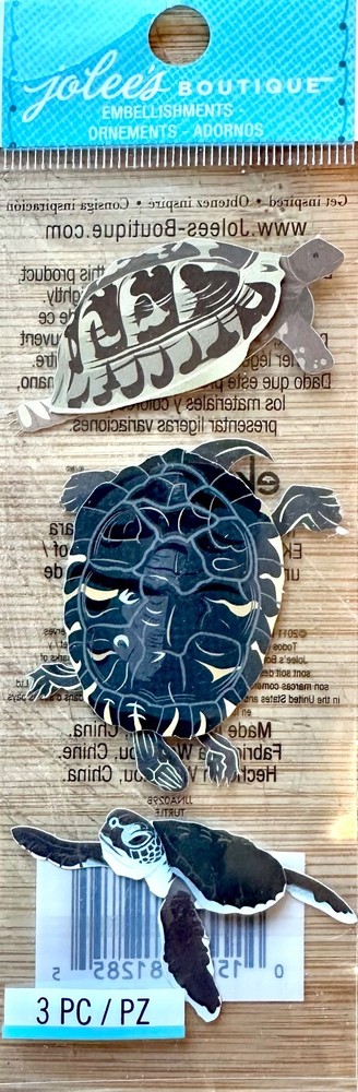 Jolee's Boutique Turtles Dimensional Sticker RARE