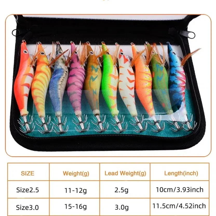Squid Pattern Jigging Lure Octopus Squid Bait