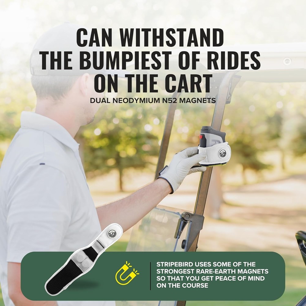slim magnetic golf rangefinder strap