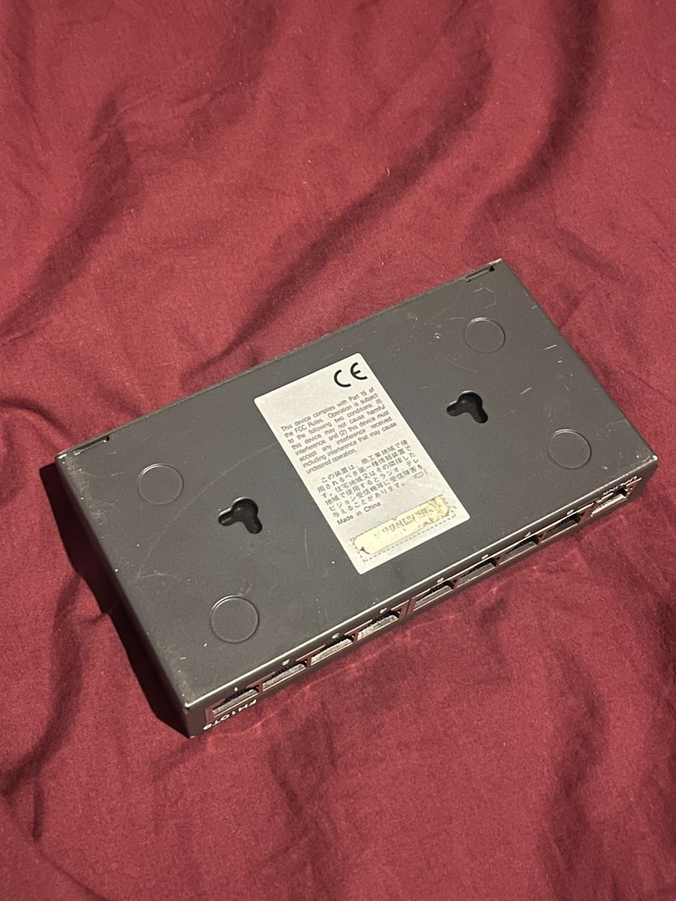 Asante FriendlyNet 8-Port Ethernet Hub (no AC Adapter) Tested/Working