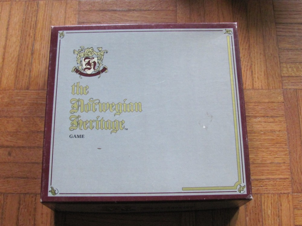 1987 THE NORWEGIAN HERITAGE BOARD GAME MILCO