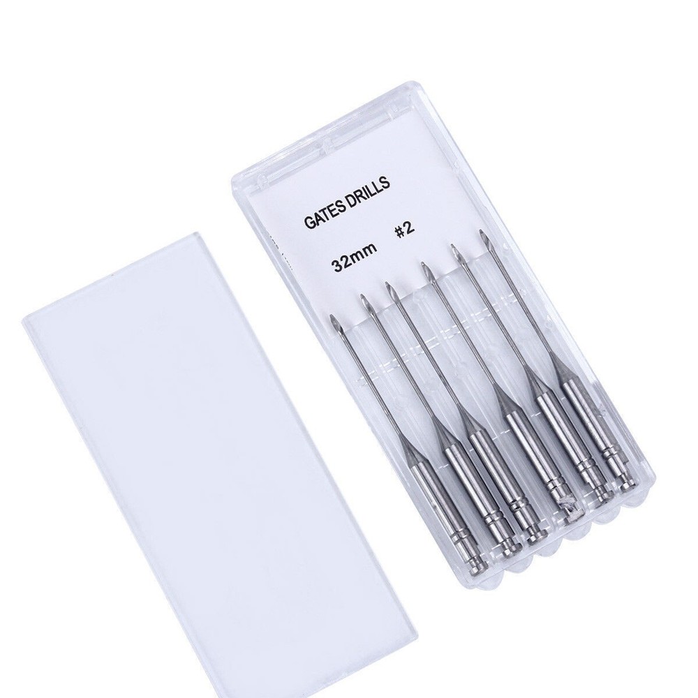Dental Endodontic Root Canal GATES Glidden DRILLS Stainless Steel Engine Use