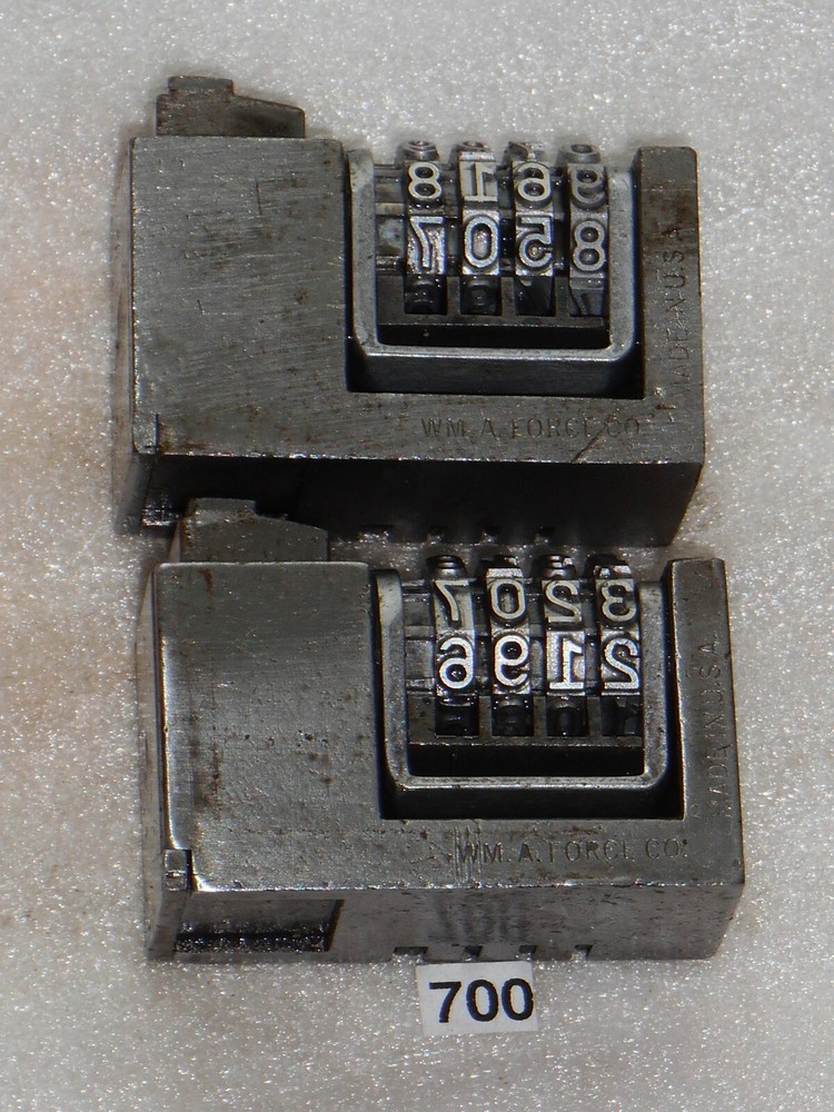 WMA| Reverse letterpress numbering machine | 700