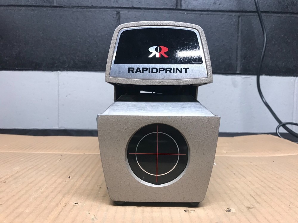 Rapidprint Model AR-E Electric Date Time Clock Stamp Machine W/ Key