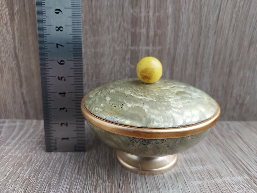 Vintage Metal Trinket Box USSR