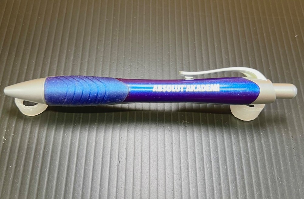 Absolut Vodka Akademi Training Class Ballpoint Click Pen.  Rare New!