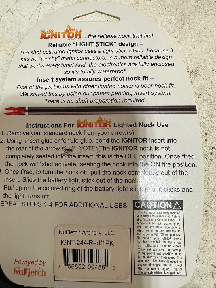 Lighted Arrow Nocks