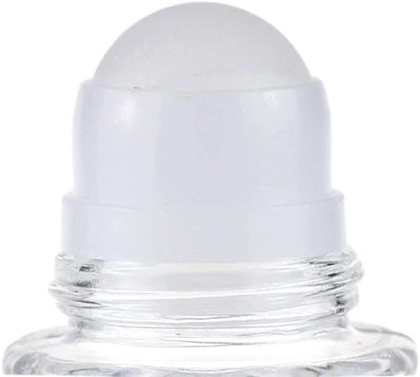 2 Pcs 50ml/1.7oz Glass Deodorant Roller Bottle Empty Roll On Bottles Deodorant C
