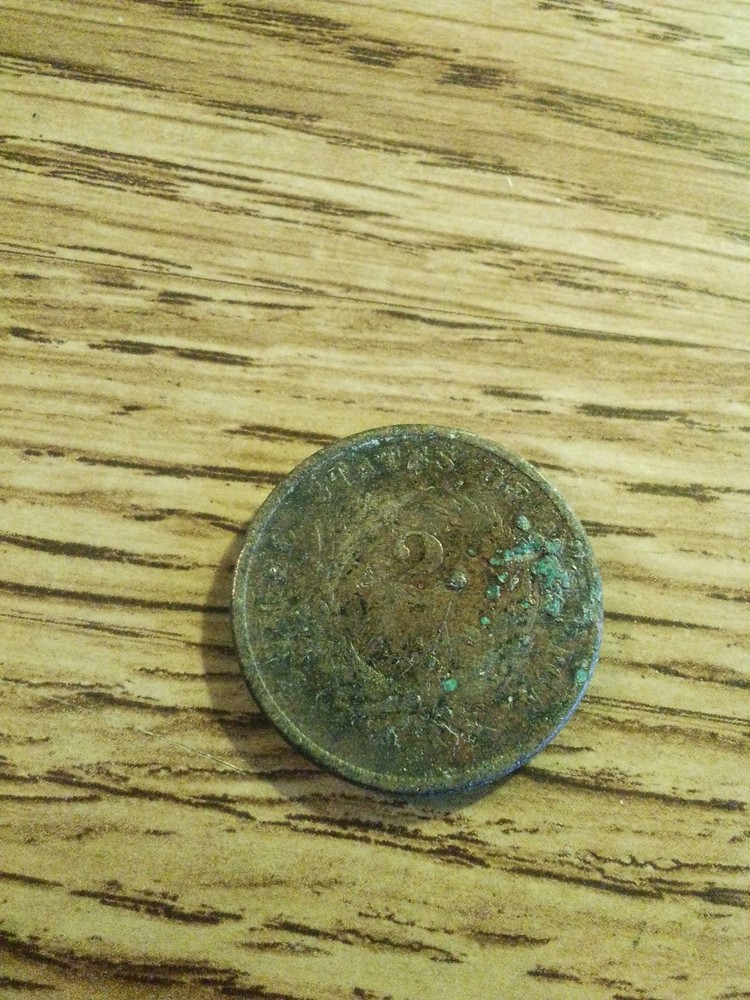 1867 2cent Coin..With Age...After Civil War!!!