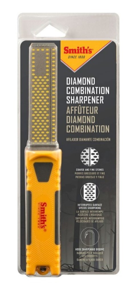 Smith's DCS4 Diamond Combination Stone Sharpener 4-Inch