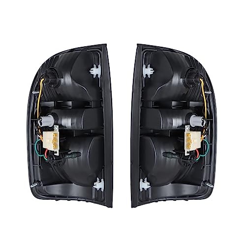 2-Pack Tail Lights Assembly Smoked with Bulbs Driver & Passenger Side
