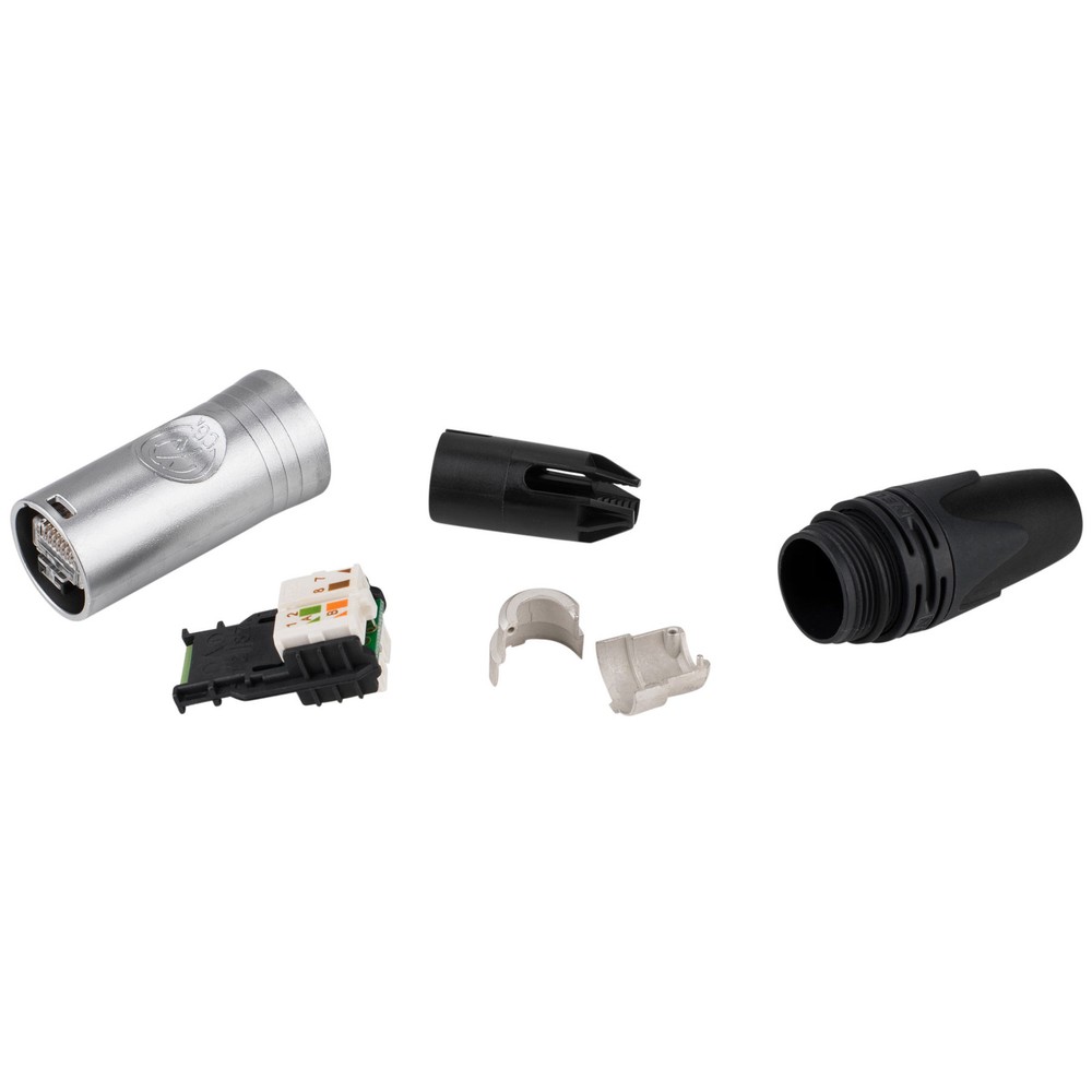 Neutrik NE8MX6 etherCON Cat 6a Cable Connector - Nickel