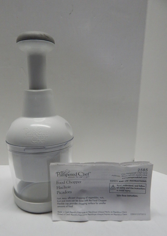Pampered Chef Food Chopper 2585 Instructions