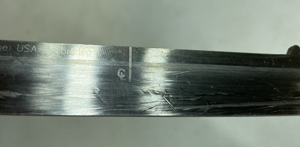 Step ST Edge [ 263mm LEFT SINGLE ] Stainless Ice Hockey Skate Runner Blade Used