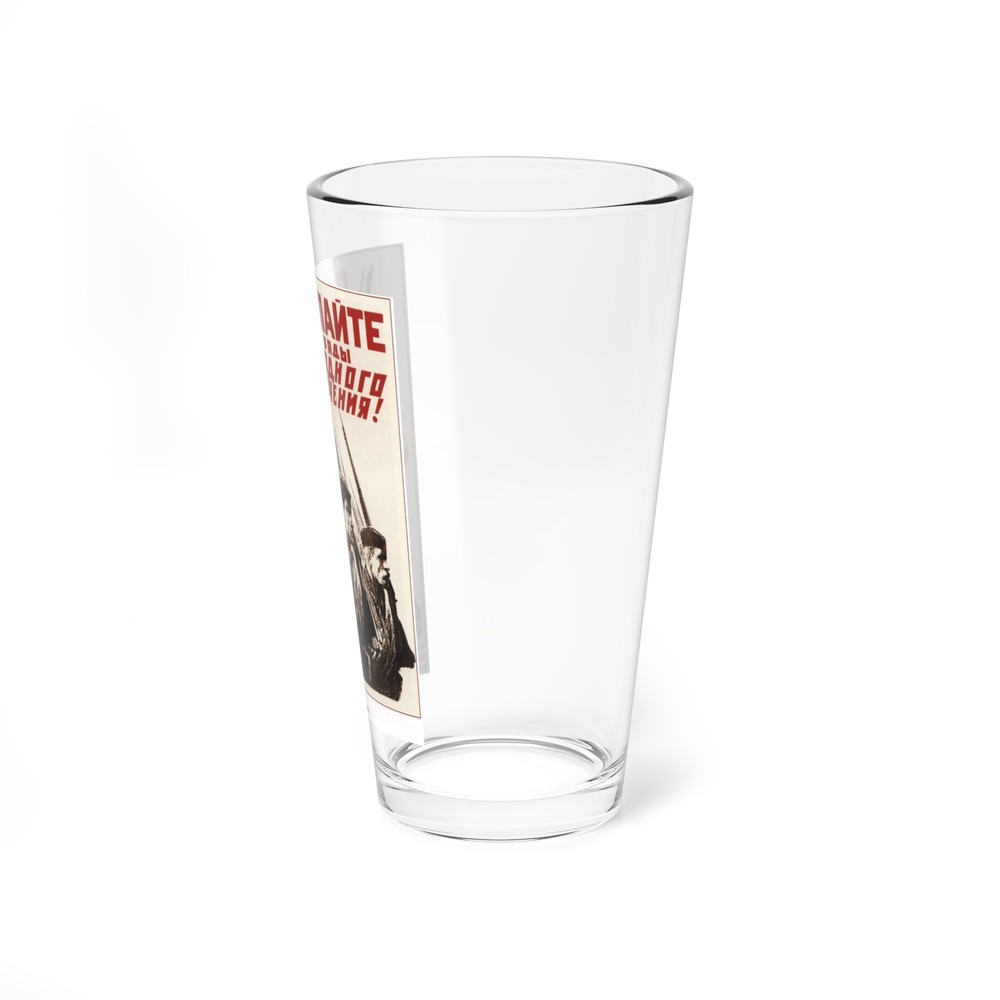 Soviet Era Poster 528 - Pint Glass 16oz