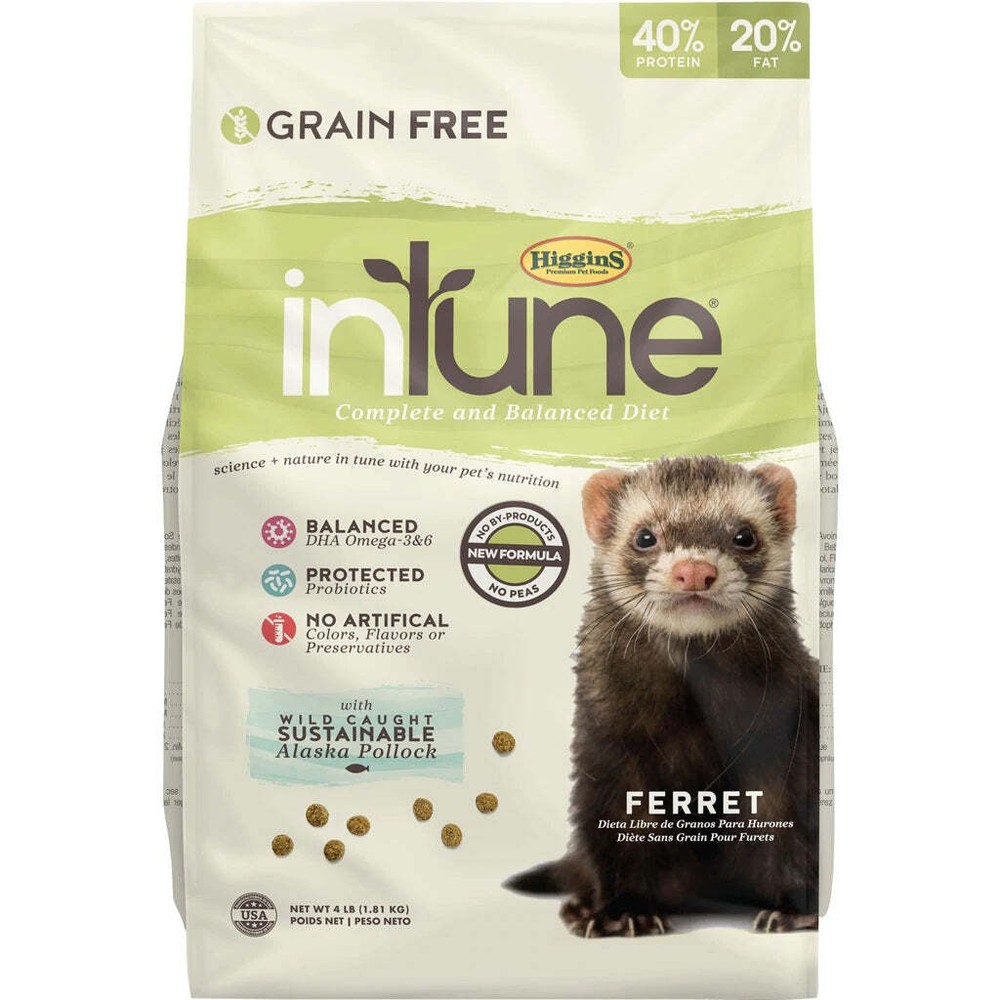 Higgins Intune Complete Diet Ferret 4 lb.