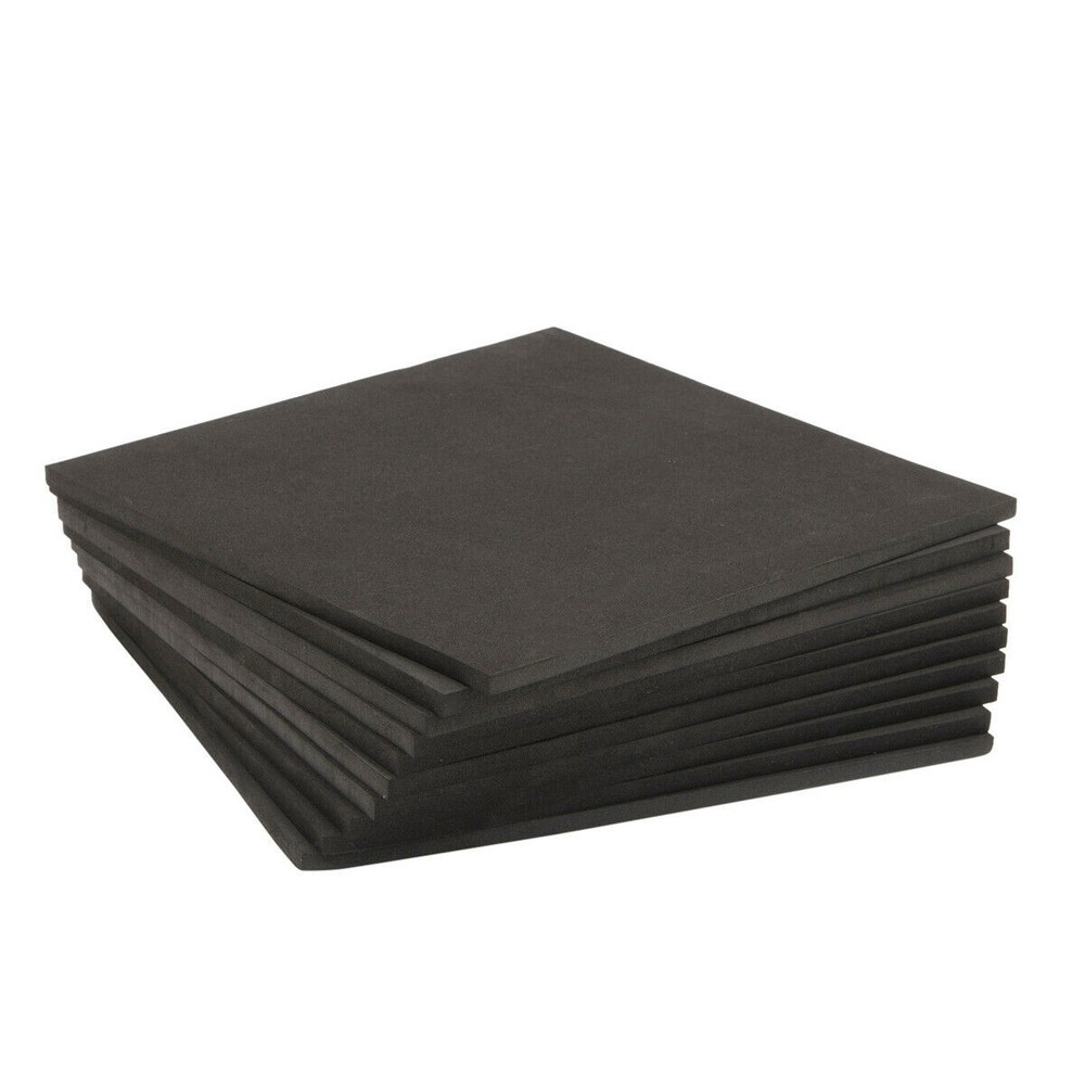 4 Sheets Adhesive Neoprene Rubber Sheet Sponge Foam Pad for Craft 4/5"