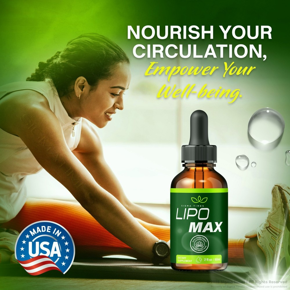 (2 Pack) Lipo Max - Advanced LipoMax Fat-Burning Support for Weight Loss