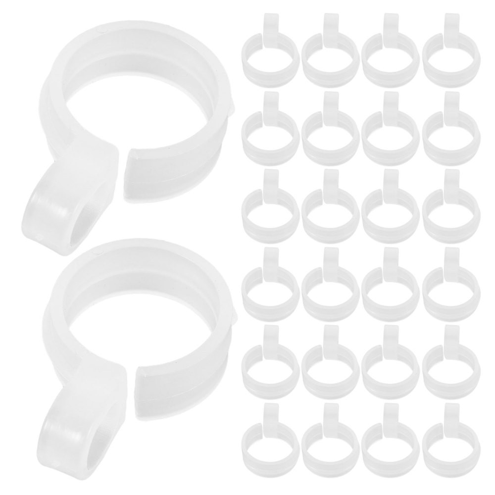 100 Pcs Closet Rod Hanging Laundry Hooks Clothes Hanger Windproof