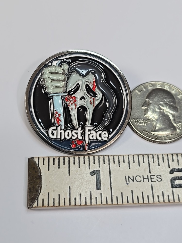 Ghost Face Scream Movie Lapel Pin