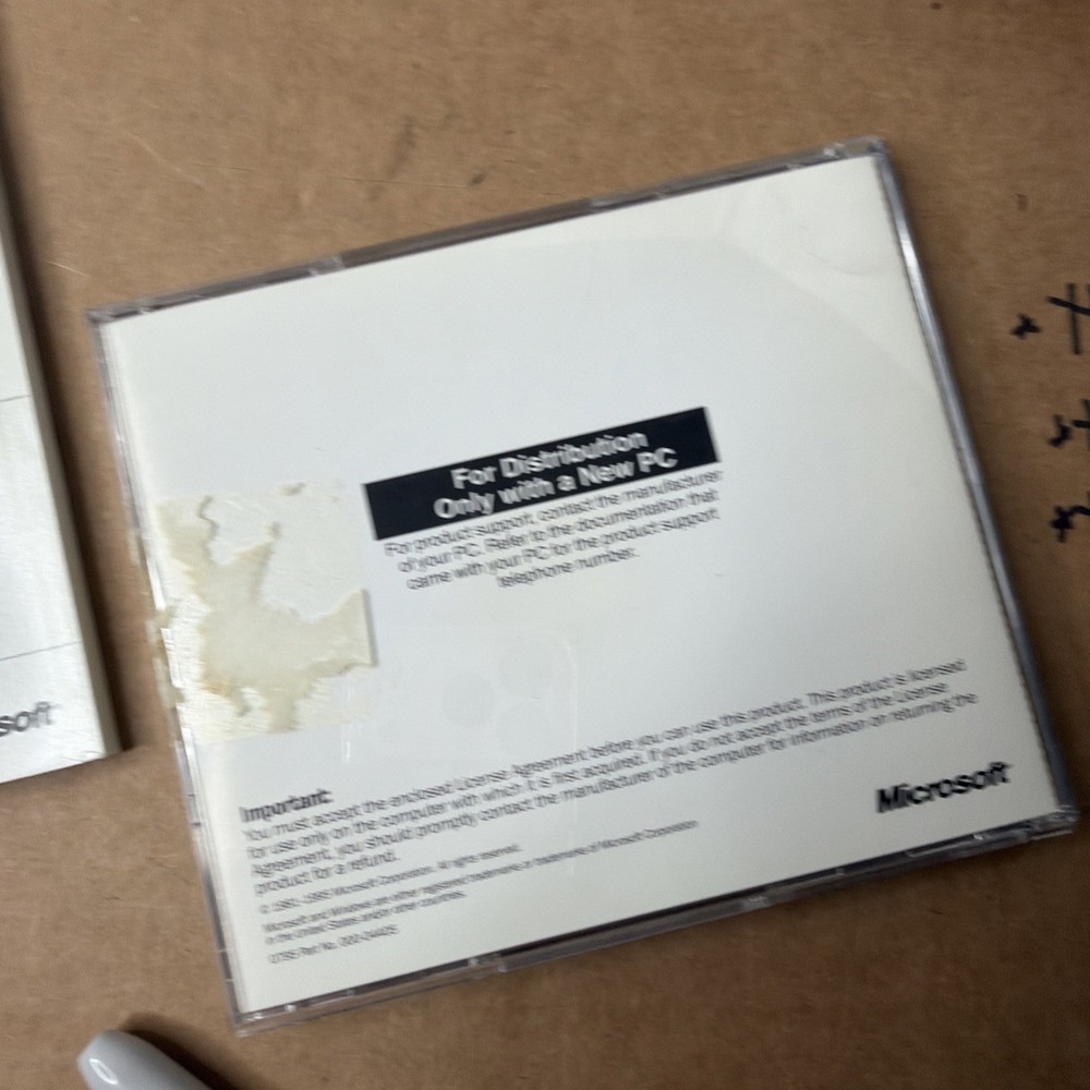 Microsoft Windows 95 Original Install CD-ROM, COA/Product Key & User Guide Used