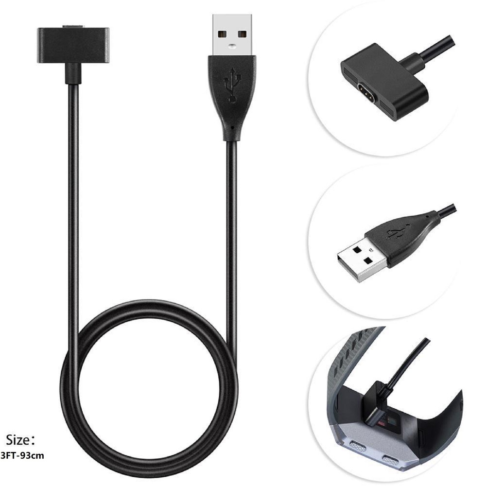 3ft 5V 1A Smart Watch Magnetic USB Charger Charging Cable for Fitbit Ionic