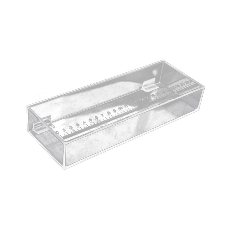 Clear Acrylic Fish Breeder Box with Scale for Small Fish Breeding Observation