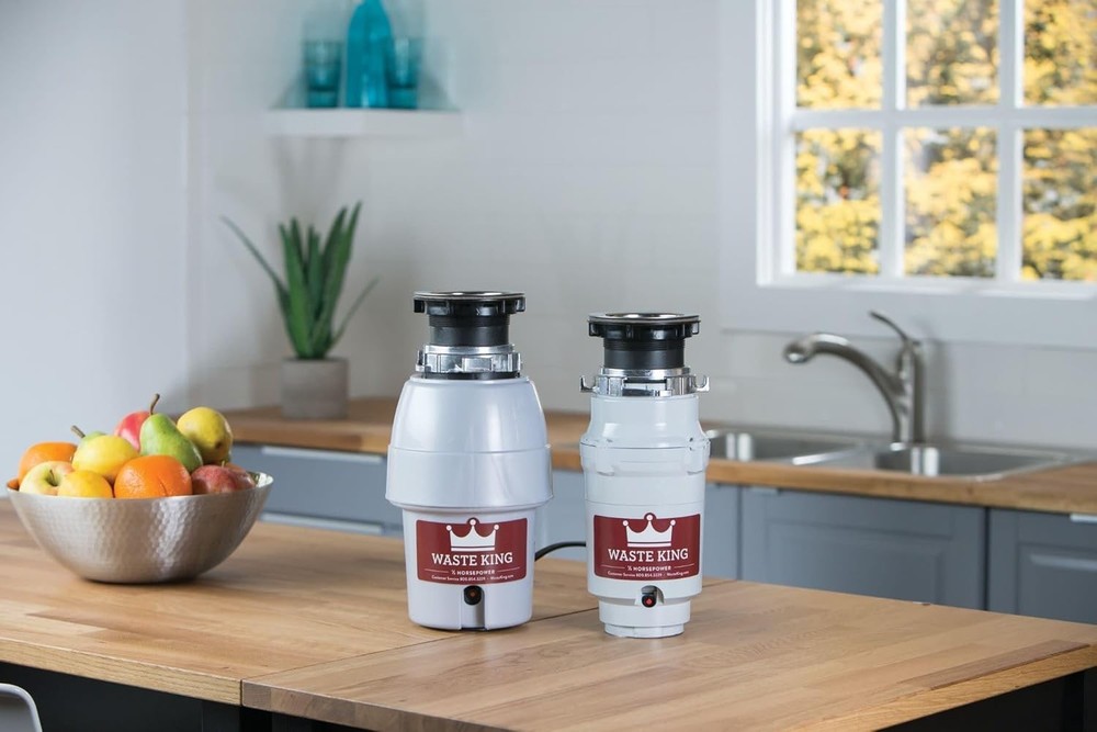 Legend Series Continuous Feed Garbage Disposal - 1/2 HP, Space-Efficient Design