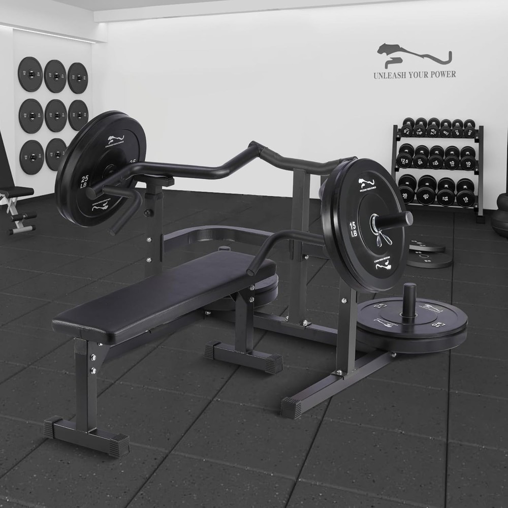 1250lb Chest Press Machine, Adjustable Arms for Multi-Functional Home Training