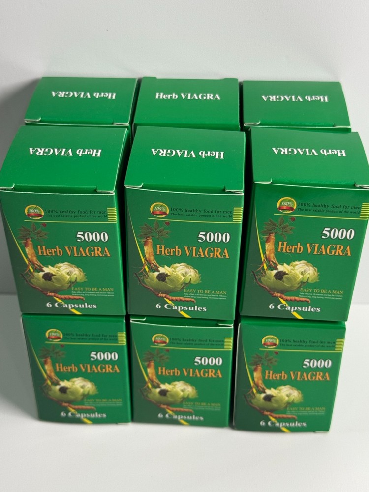 Herbal Supplement Capsules 6 Capsules x 6 Boxes