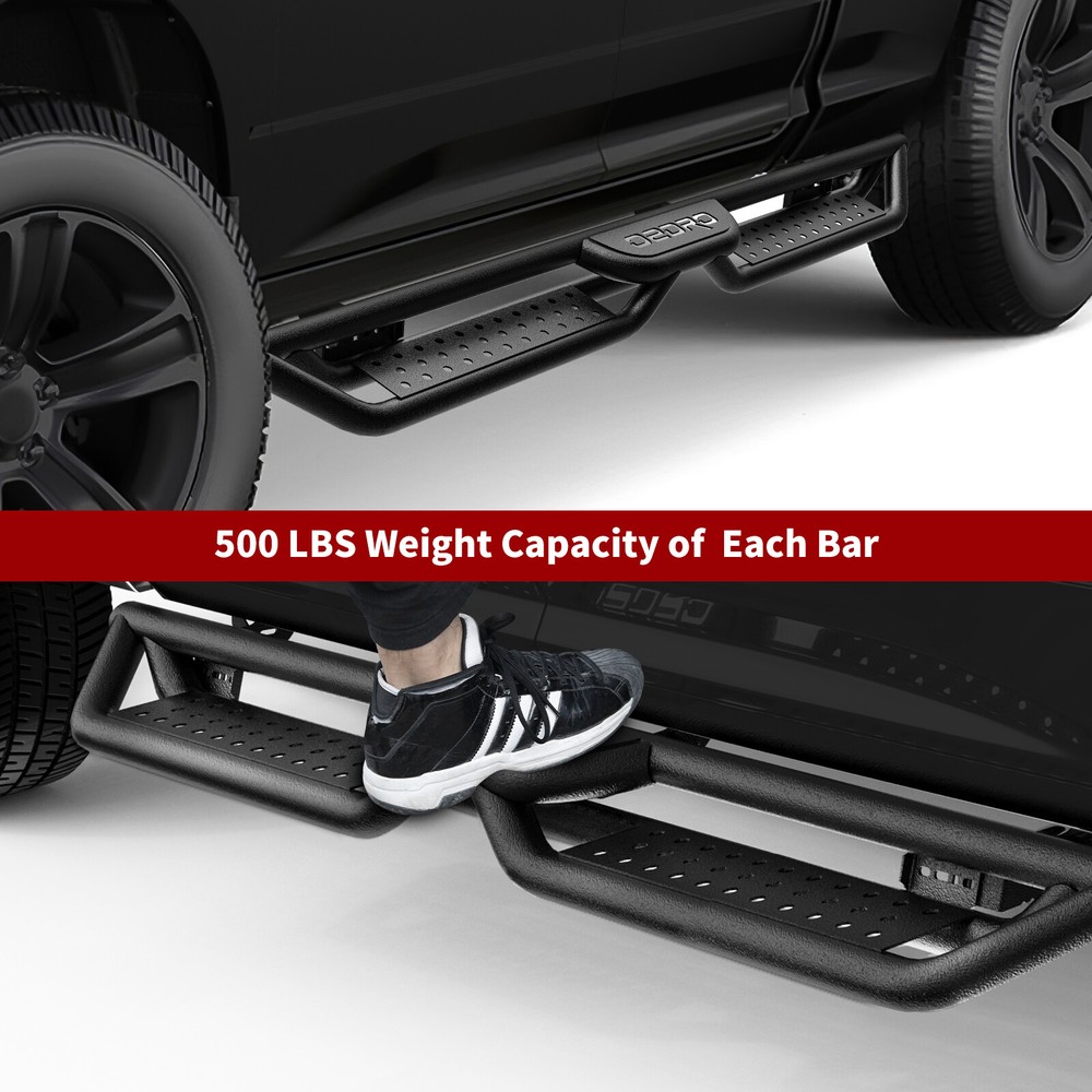 Running Boards for 2007-2018 Silverado/Sierra 1500 Double/Extended Cab Step Bars