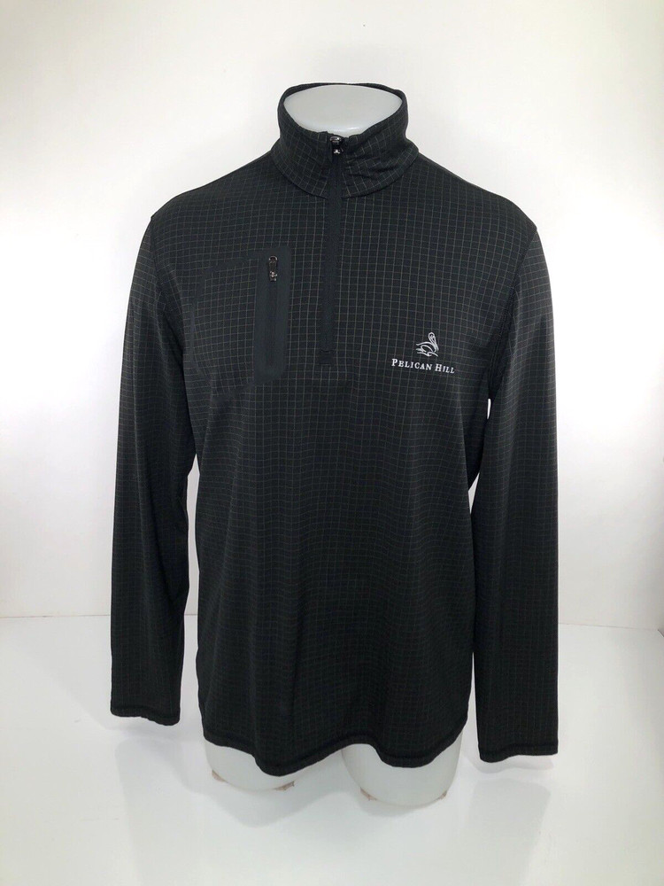 PELICAN HILL / RLX Embroidered M / L  Pullover Performance Golf Sweater Jacket