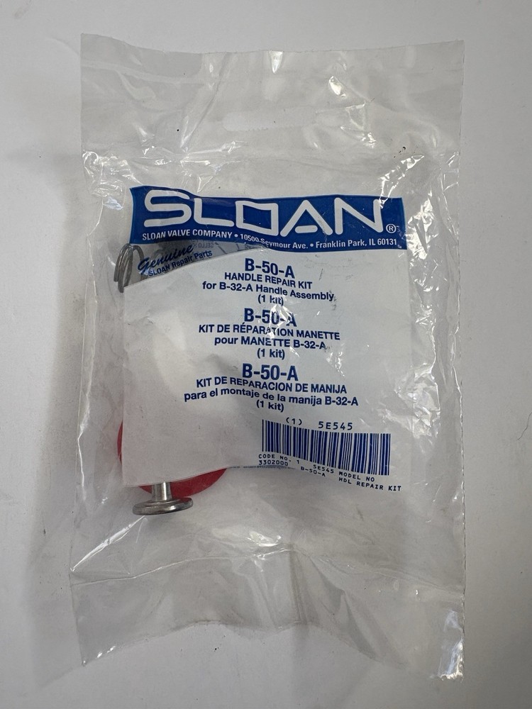 Sloan B-50-A Handle Repair Kit for B-32-A Handle Assembly
