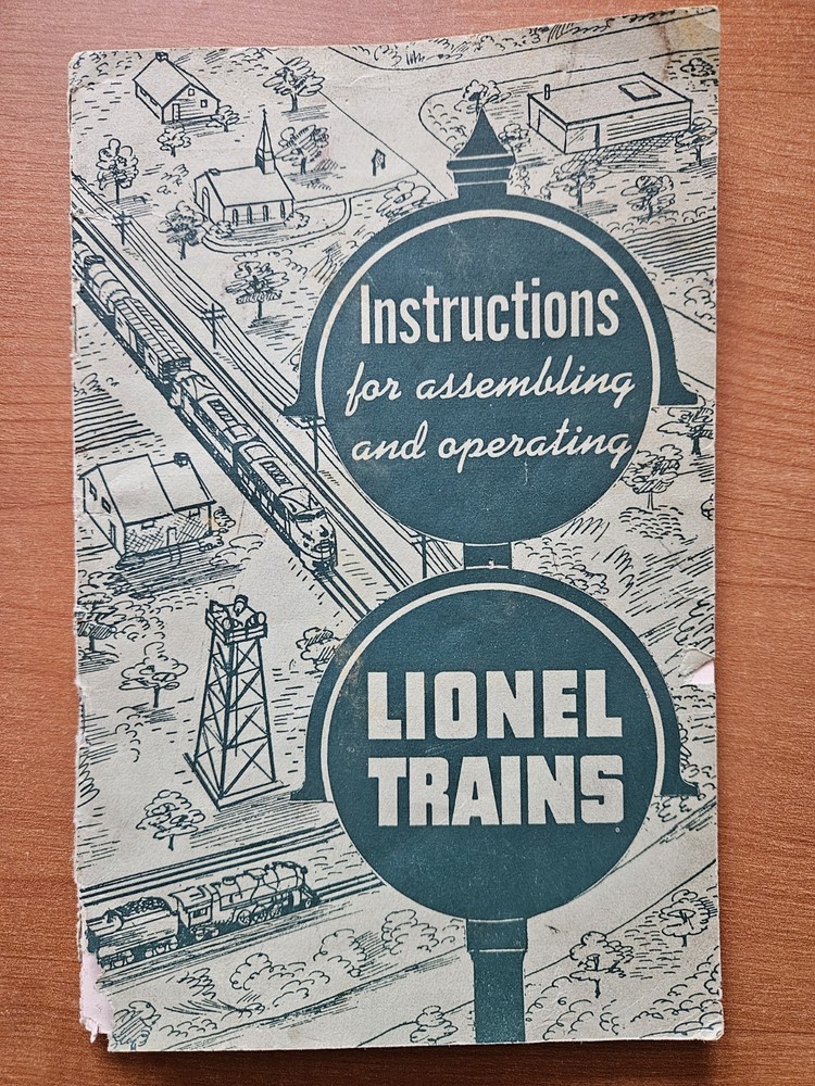 Instructions For Assembling And Operating Lionel Trains  (1951 paperback)