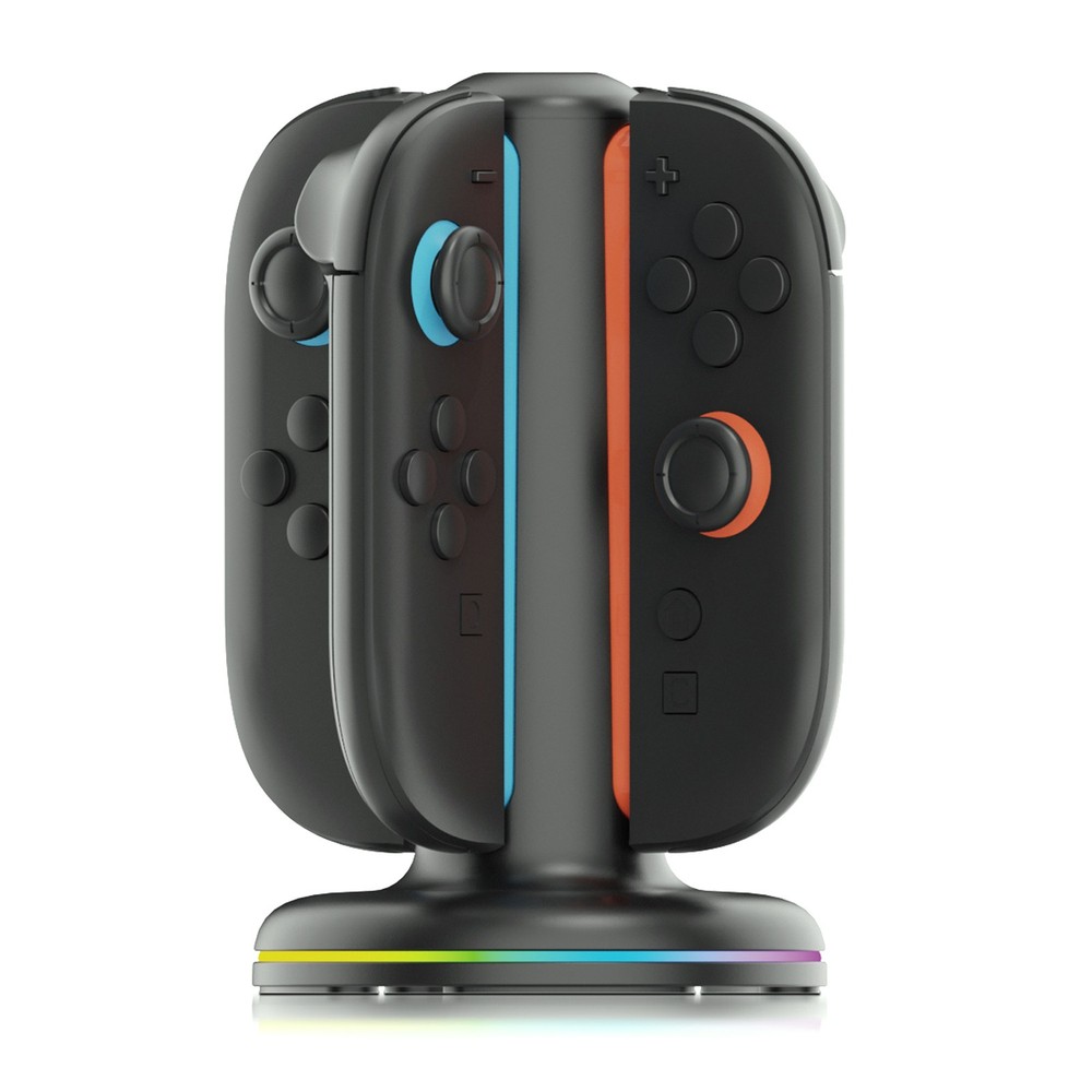 USB Type C 4-Slot Dual-Side Charging Dock for Nintendo Switch 2 JoyCon 2