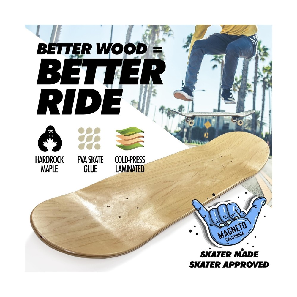 Magneto Complete Cruiser Starter Skateboard Ice Cream