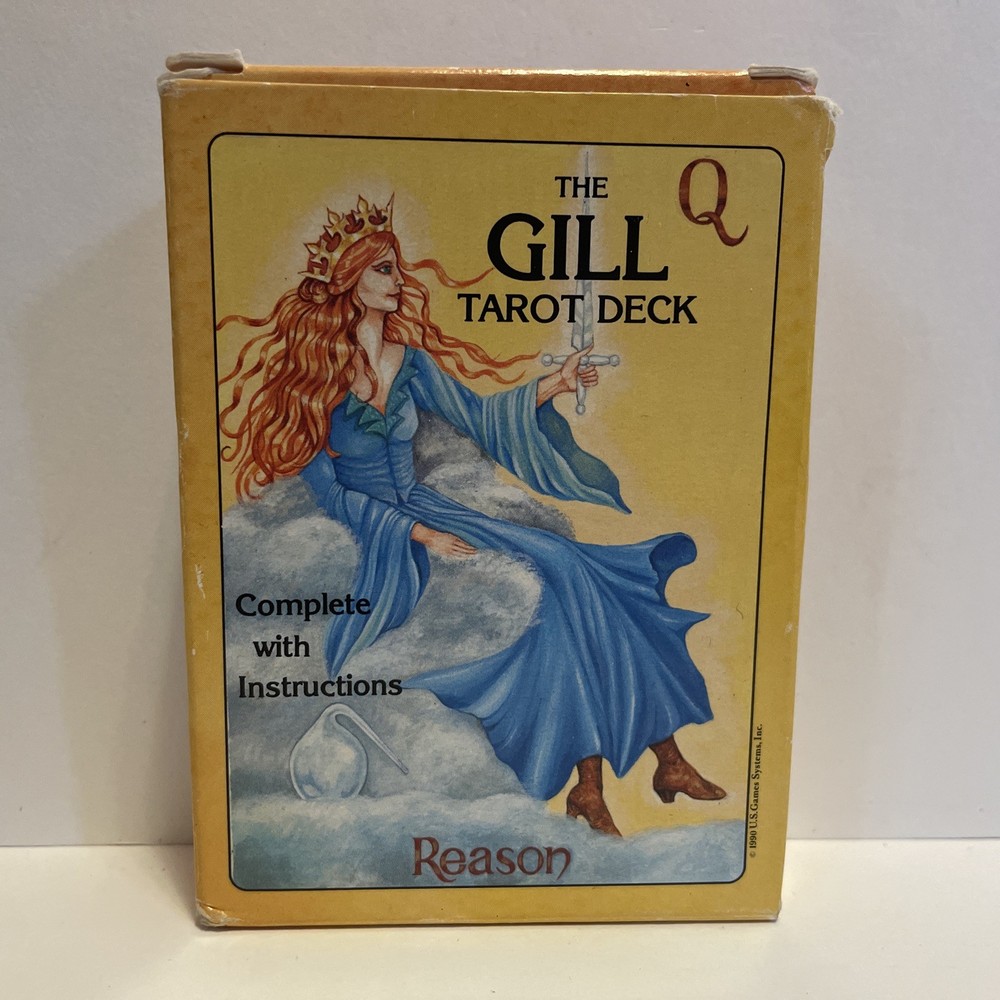 Vintage 1990 U.S. Game Systems The Gill Tarot Deck Complete