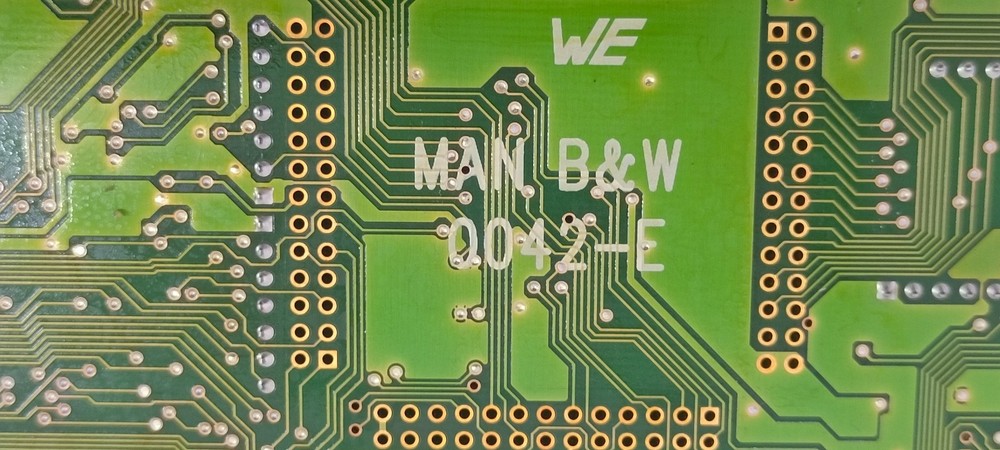 MAN B&W BASE MODULE BM MODUL 1680910-3R FOR ENGINE L27/38