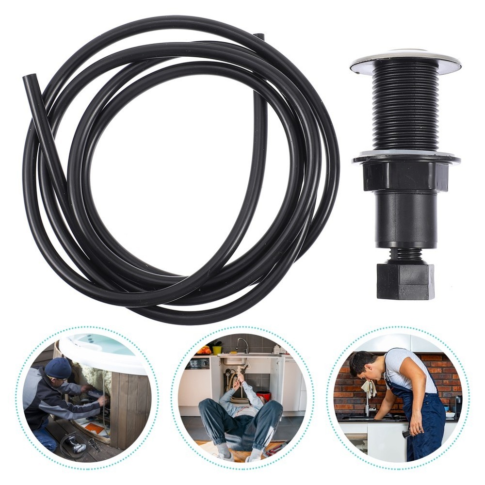 Pressure Switch 25mm Air Activated Stainless Steel Button For Garbage Disposal