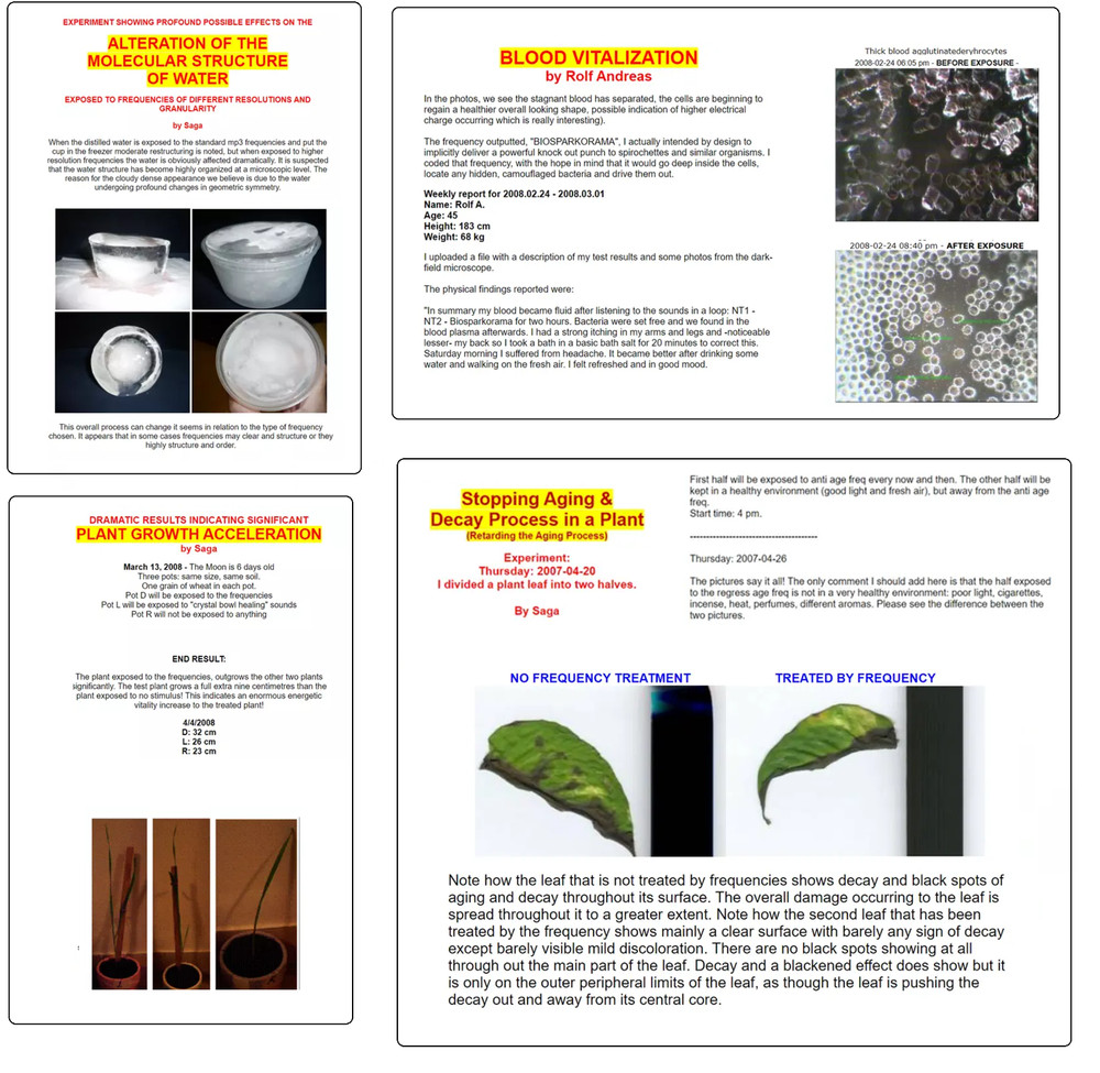 Frequencies complimentary for Spooky2 Electrotherapy Rife Frequency generator