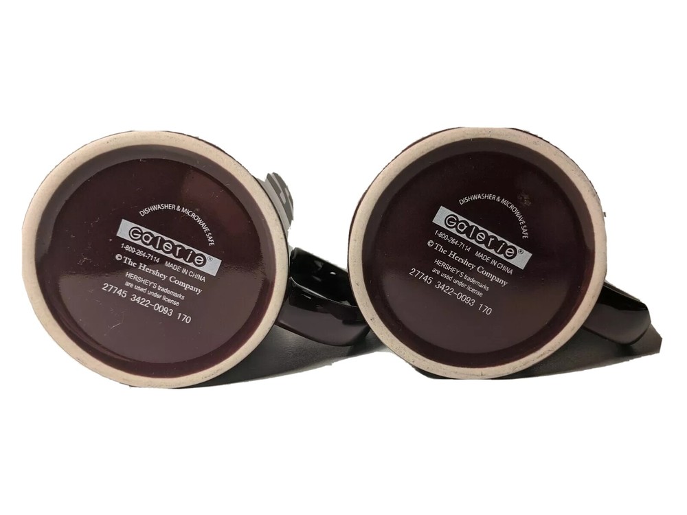 Hershey Coffee Cups Mugs Set of 2 MAR2020